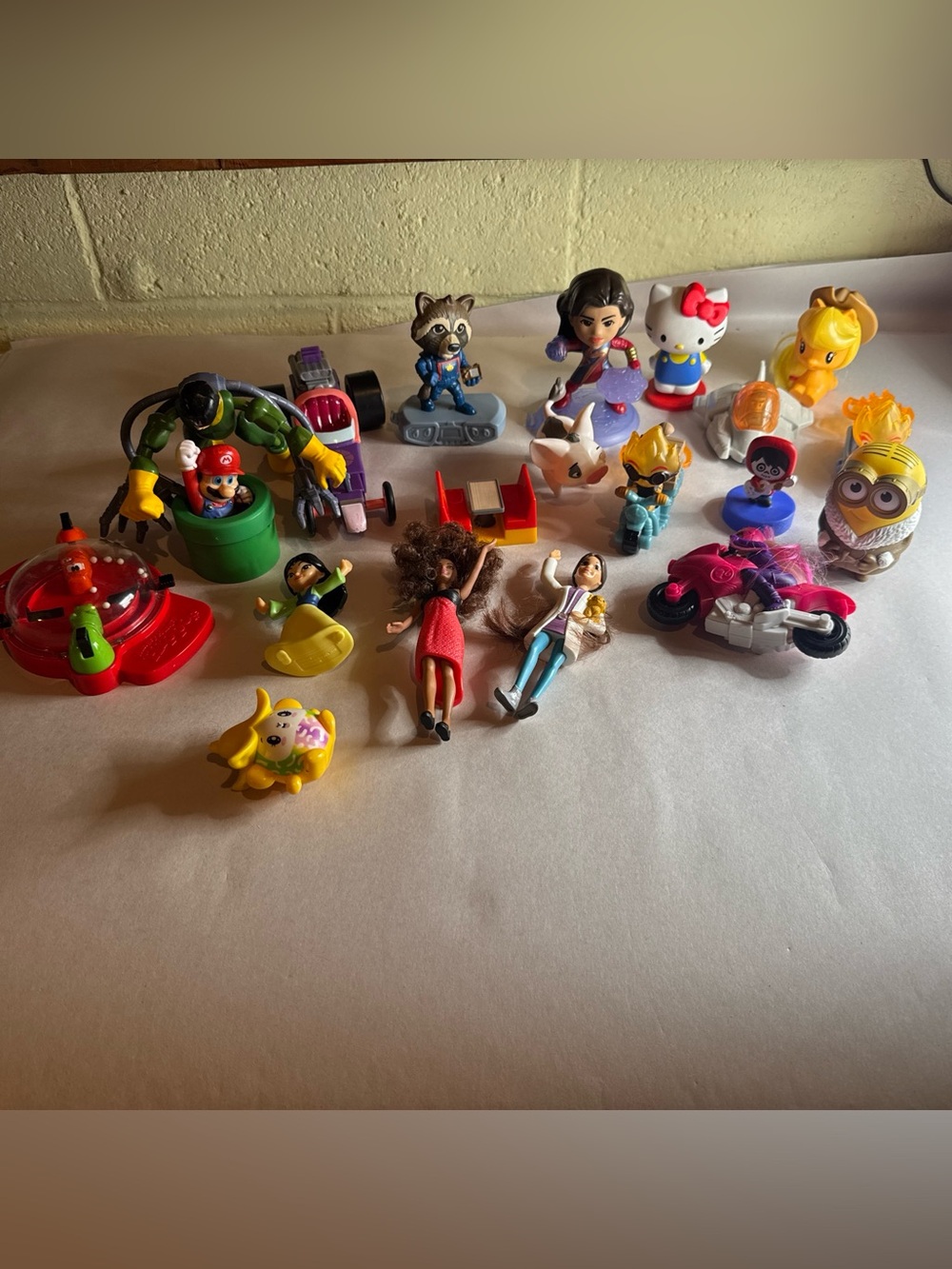 Mixed Kids Toy Figures - Assorted Color Playset Barbie Mario Hello Kitty